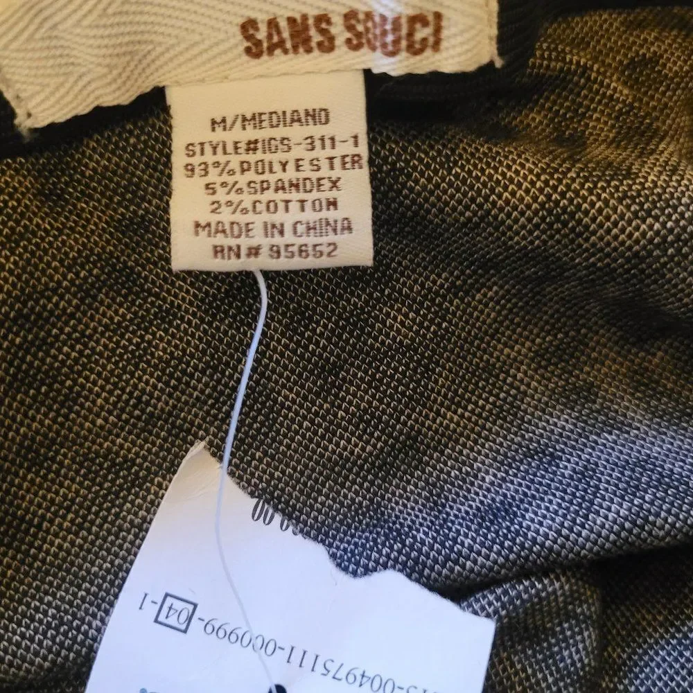 Sans Souci Girls Elastic Waist Leopard Print Stretch Skirt Sz M NWT - Picture 4 of 5